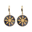  Slim Lapis Lazuli Earrings 